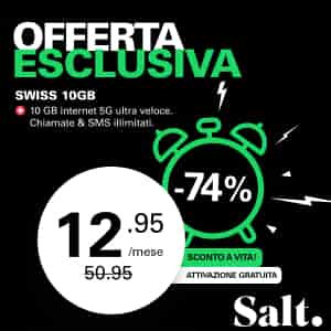 -74% sull&#039;abbonamento Swiss 10GB