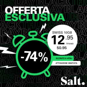 -74% sull&#039;abbonamento Swiss 10GB