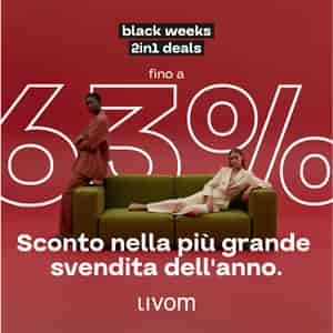Fino al 63% di sconto sui divani componibili