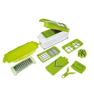 Genius Nicer Dicer Plus Set 12 pcs. green