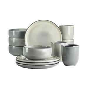 Mäser Livio 12 Piece Breakfast Tableware Set Green