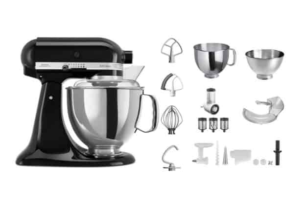 KitchenAid KSM200 Deluxe Set Schwarz