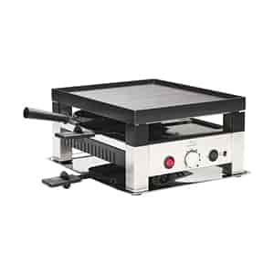 Solis Raclette &amp; Pizza Grill for 4 Raclette grill stainless steel