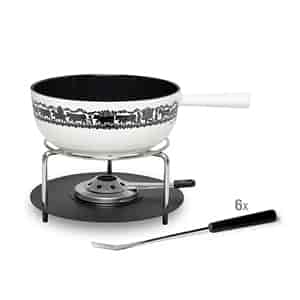 Stöckli Aragon Classic Alp 22 Black fondue set