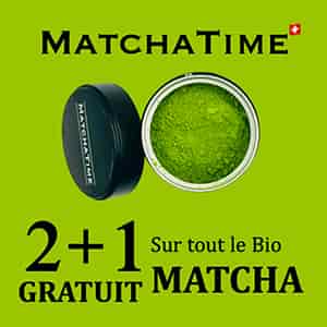 MATCHATIME: Bio Matcha – 2 achetés et 1 offert