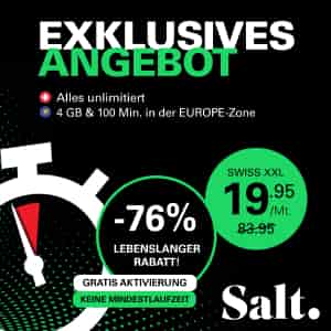 -76% auf das Swiss XXL Mobile-Abo