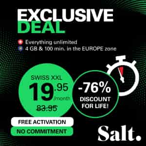 -76% off on Swiss XXL mobile plan