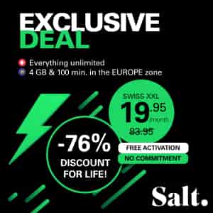 -76% off on Swiss XXL mobile plan