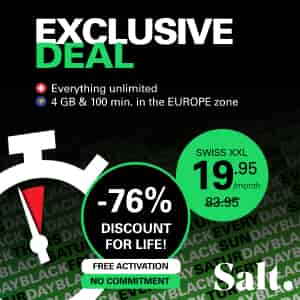 -76% off on Swiss XXL mobile plan