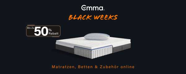 EMMA: Emma Black Weeks! Bis zu 50% Rabatt