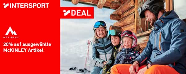 INTERSPORT: 20% auf ausgewählte McKINLEY Artikel