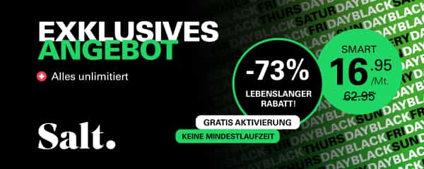 SALT: -73% auf das Smart Mobile-Abo