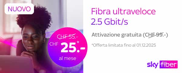 SKY: -55% sulla tua offerta Sky Fiber