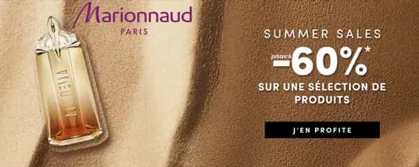 MARIONNAUD: -60% sur une sélection de produits