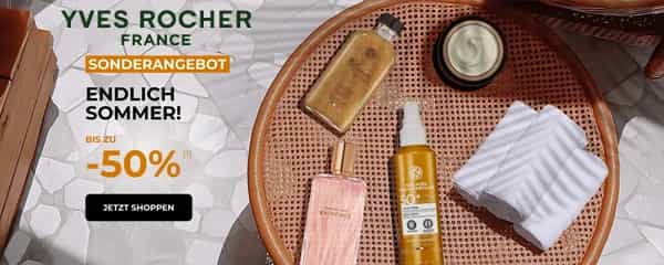 YVES ROCHER: Bis zu -50% auf Sommer-Essentials