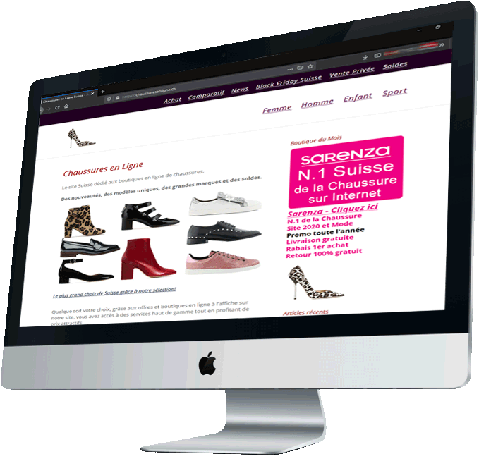 Chaussures en ligne