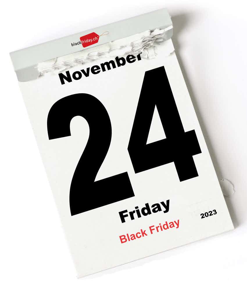 Datum des Black Friday 2023 in der Schweiz | blackfriday.ch